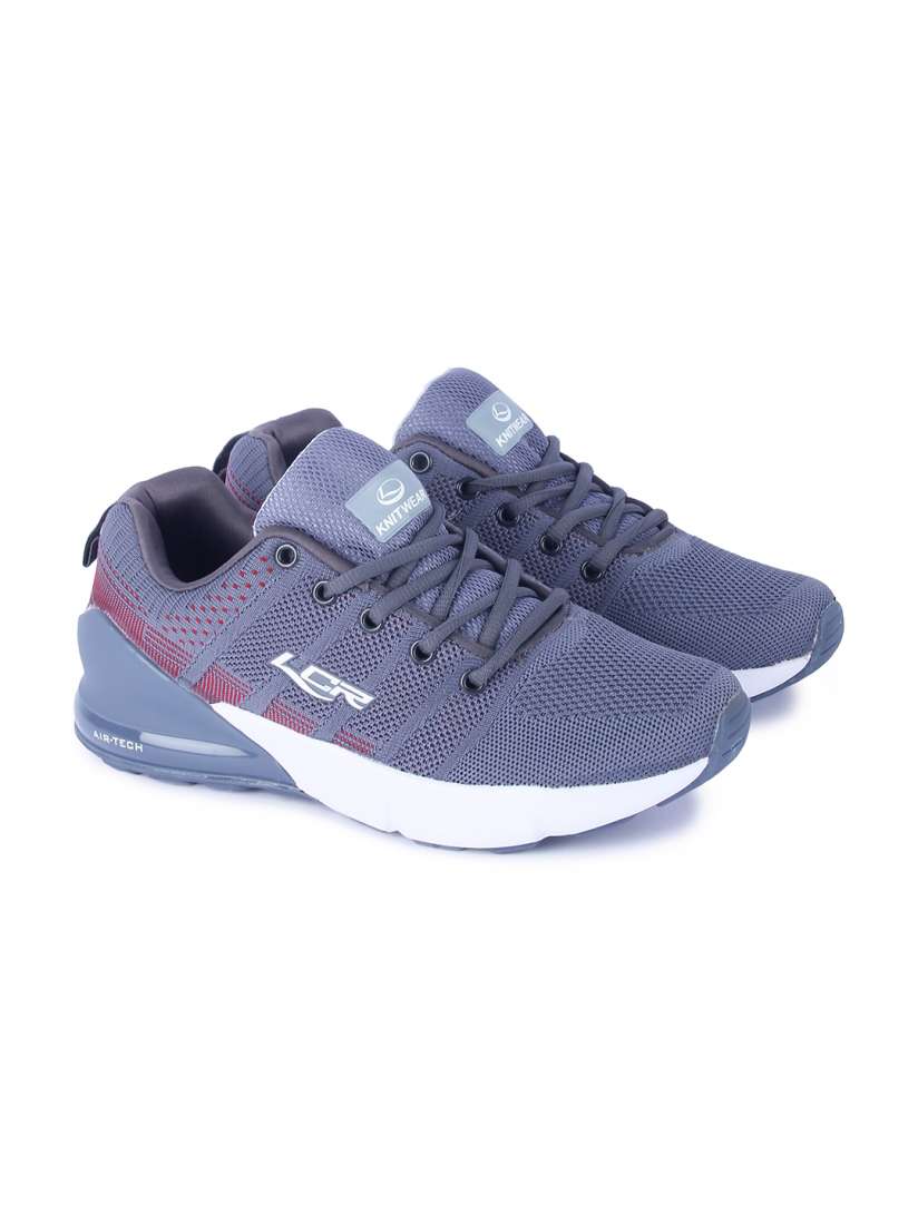 Buy Lancer Men Grey Textile Non Marking Running Shoes Sports Shoes for Men 18620904 Myntra