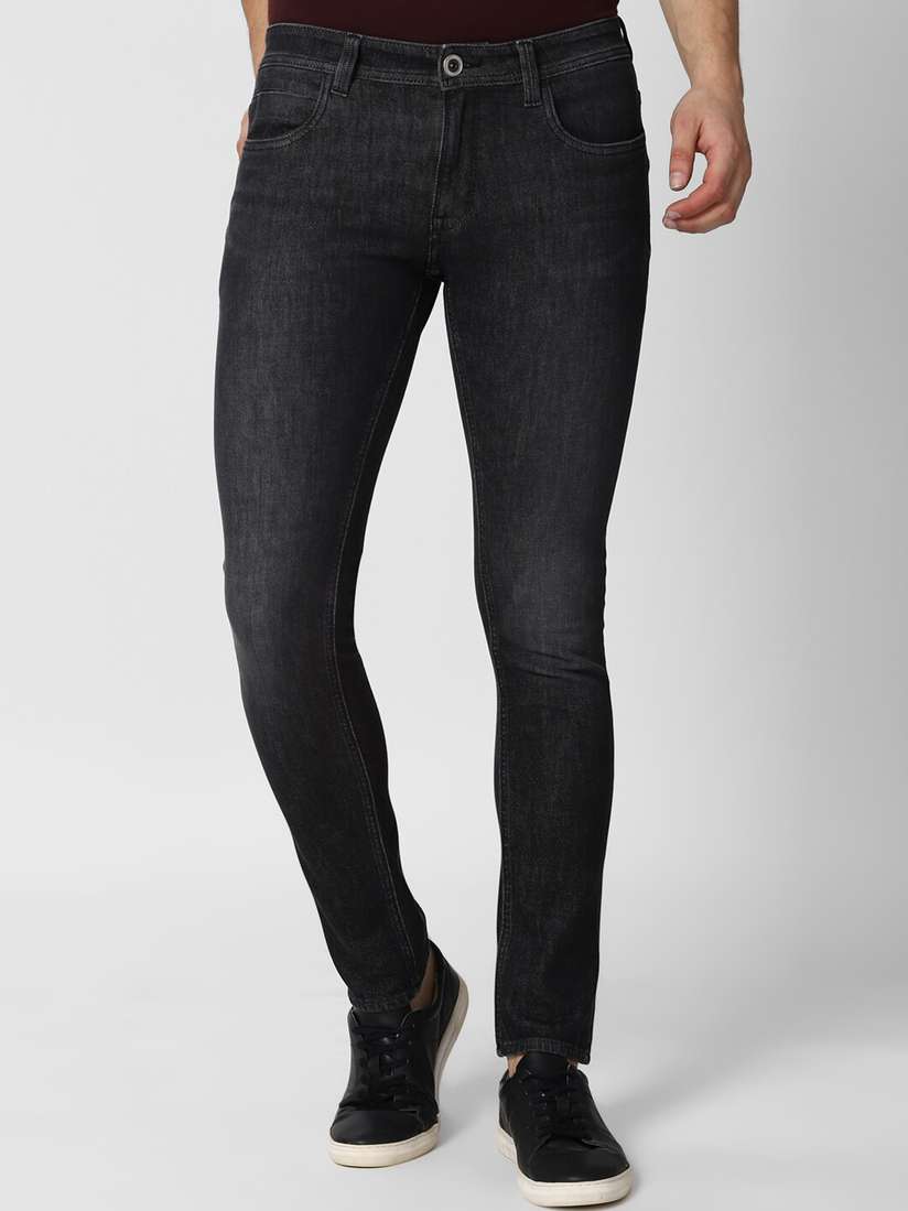 Buy Peter England Casuals Men Black Slim Fit Jeans Jeans for Men