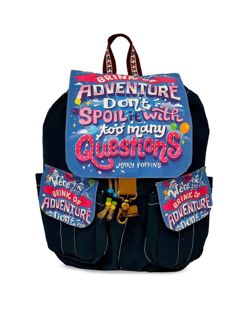 Buy Jhola Basta Women Navy Blue Backpacks Backpacks for Women 18641820 Myntra