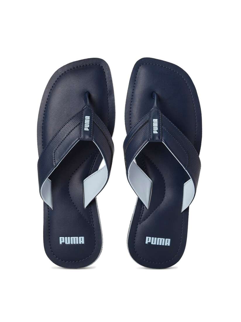 Puma blue thong flip flop shop