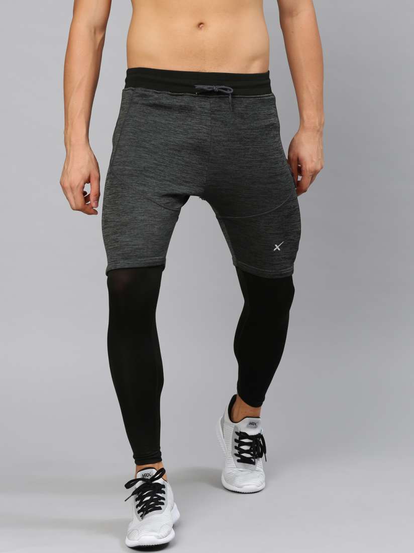 Shorts with attached tights cheap
