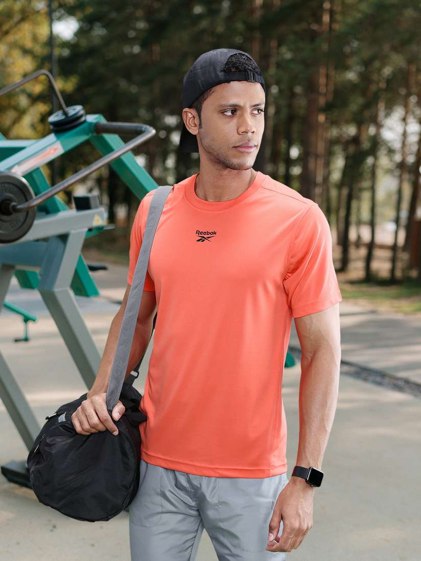 Reebok Speedwick Reebok Fitness Shirt Reebok Men Brand Logo