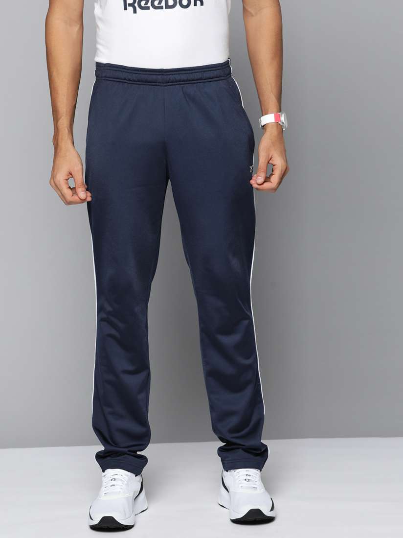 Buy Reebok Men Navy Blue Training Speedwick Track Pants Track Pants for Men 18667074 Myntra