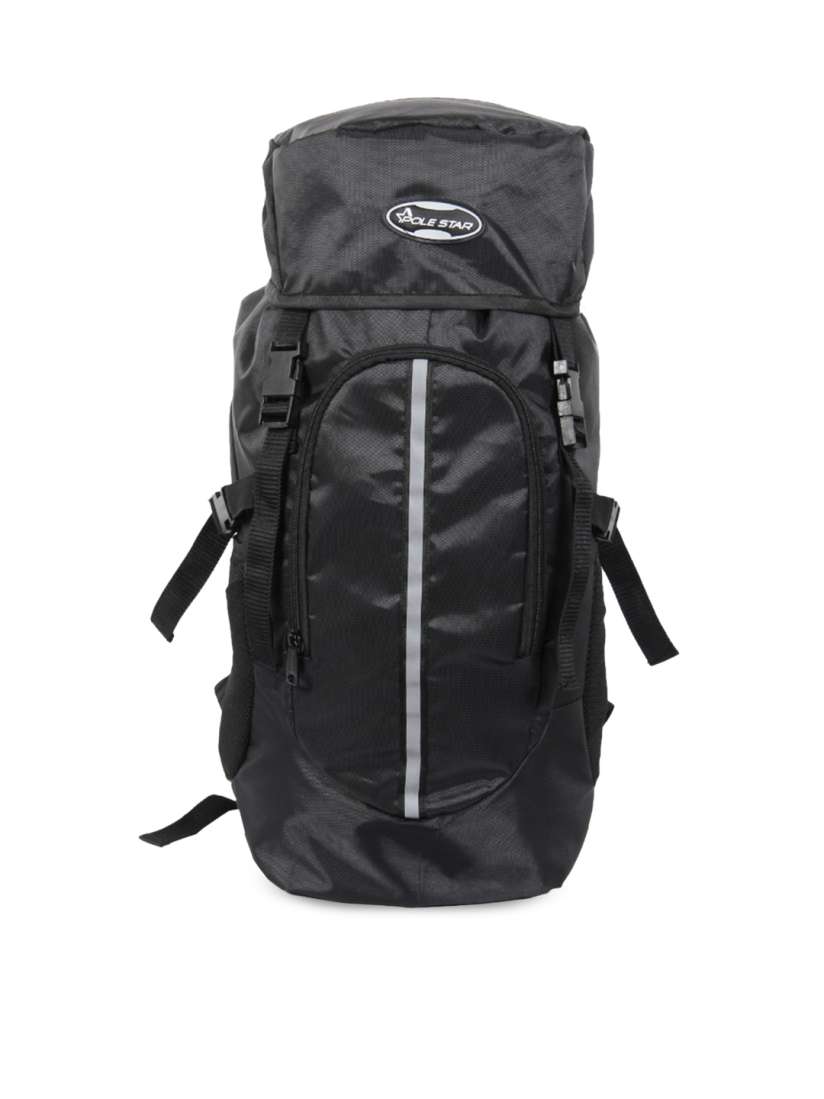 Buy Polestar Black Solid Hiking Rucksack Rucksacks for Unisex 18676098 Myntra