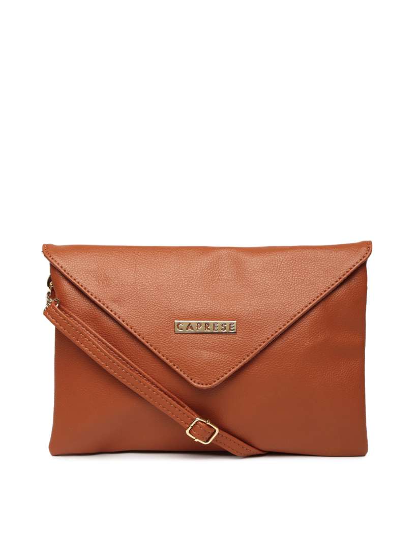 Buy Caprese Brown Clutch with Detachable Sling Strap Clutches for Women 1867823 Myntra