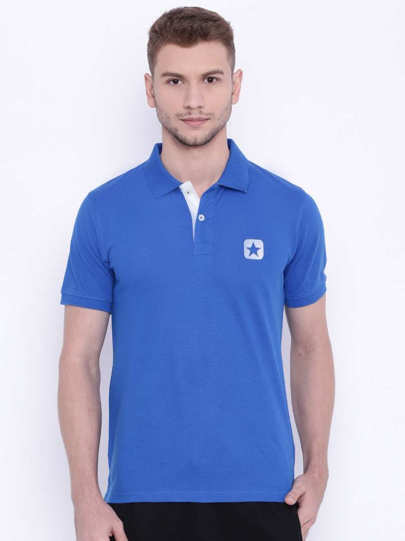 Buy Converse Men Blue Polo T Shirt Tshirts for Men Myntra