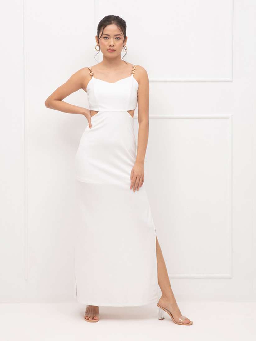 Buy 20Dresses White Maxi Dress Dresses for Women 18689152 Myntra