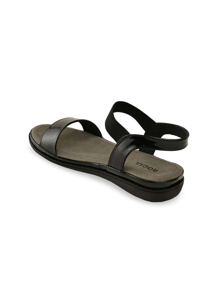 Buy Rocia Women Black Comfort Sandals Sandals for Women 18690330 Myntra