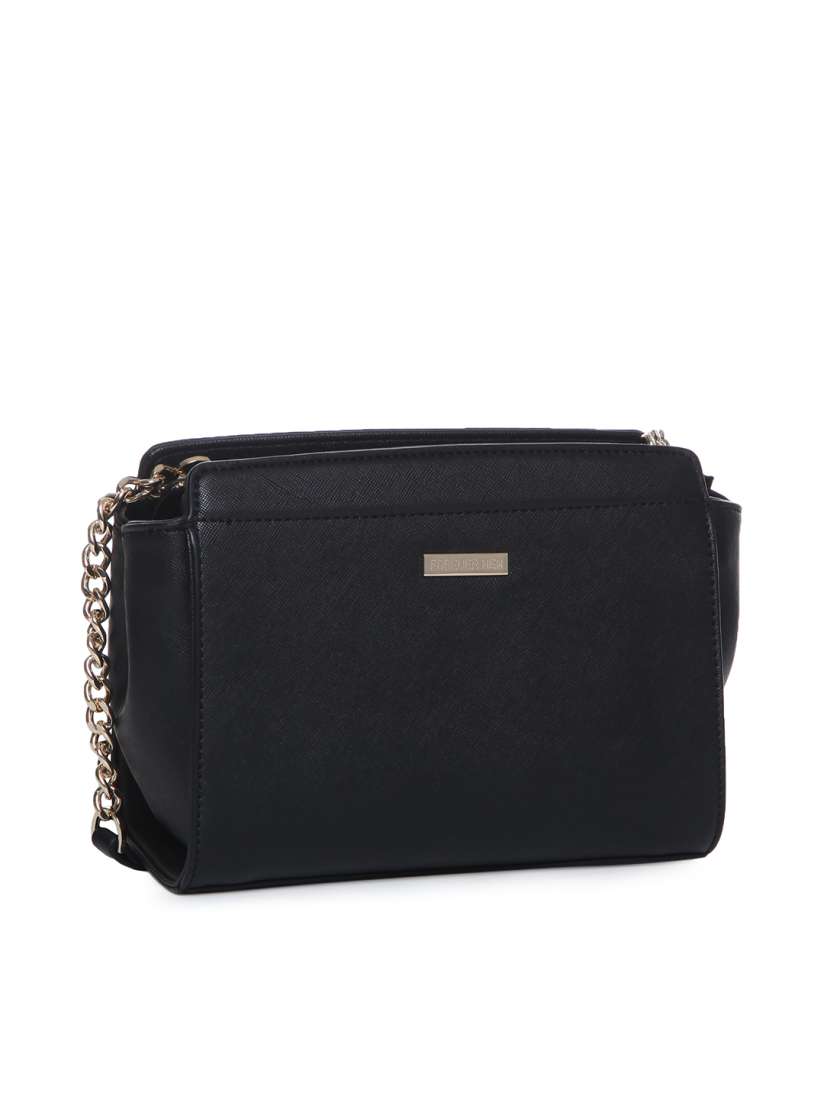 Buy Forever New Black Sling Bag Handbags for Women 1869059 Myntra