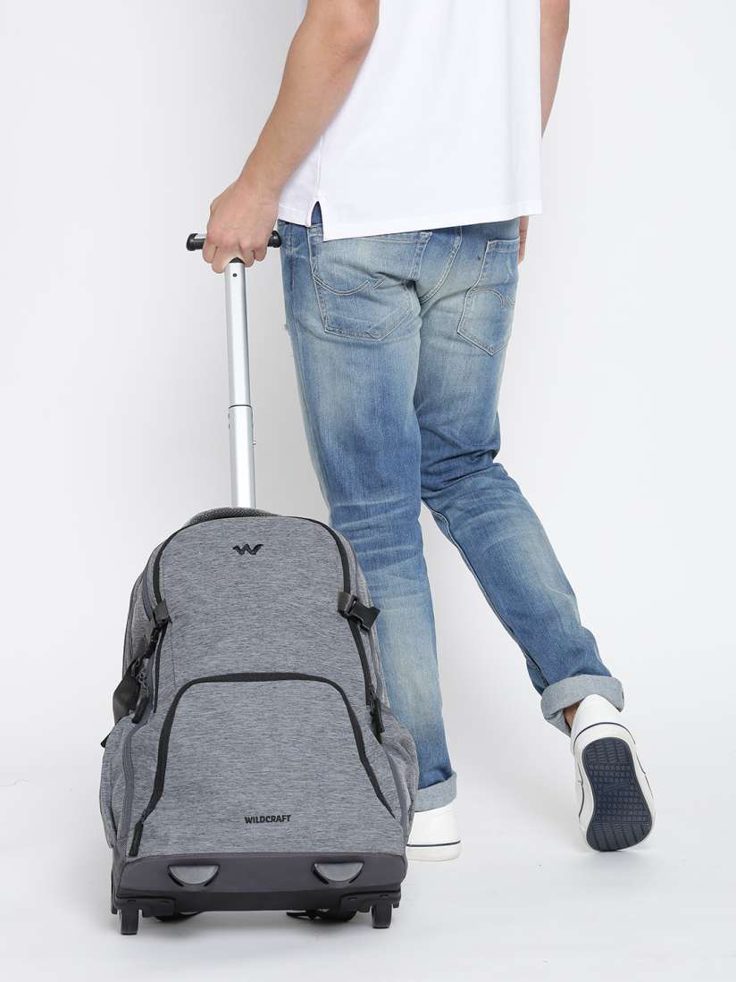 Wildcraft trolley backpack discount