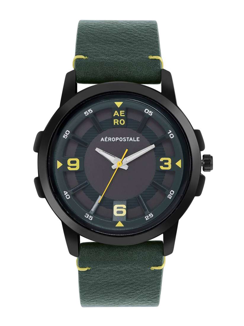 Buy Aeropostale Men Green Patterned Dial Green Straps Analogue Watch AERO AW A6 4 GRN Watches for Men 18695924 Myntra