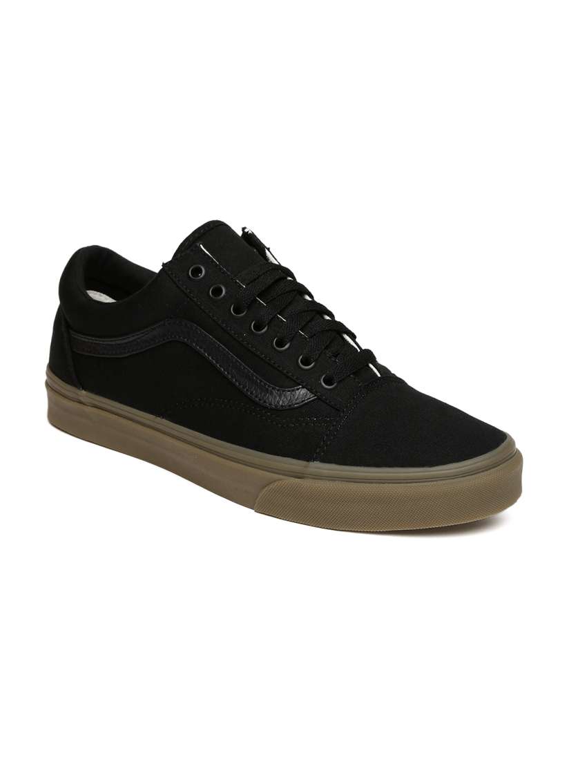 Buy Vans Unisex Black Old Skool Sneakers Casual Shoes for Unisex 1869910 Myntra