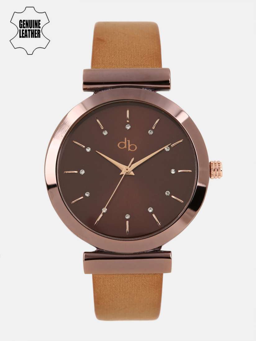 Buy DressBerry Women Brown Analogue Watch DB17 3D Watches for Women 1869987 Myntra