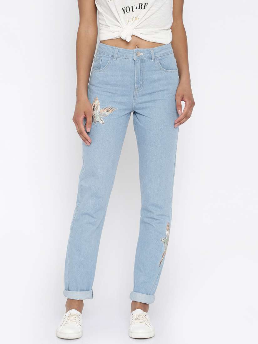 Buy Vero Moda Women Blue Regular Fit Jeans Jeans for Women 1871170 Myntra