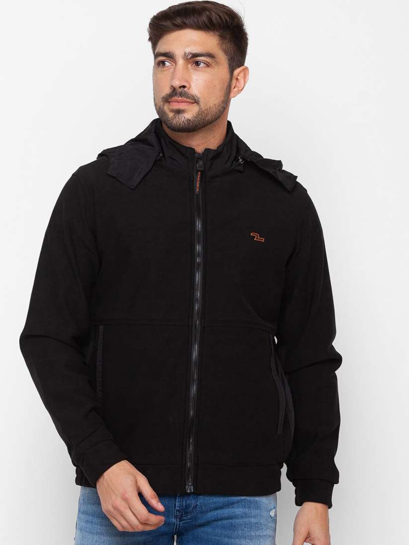 Buy SPYKAR Men Black Bomber Jacket Jackets for Men 18718114 Myntra