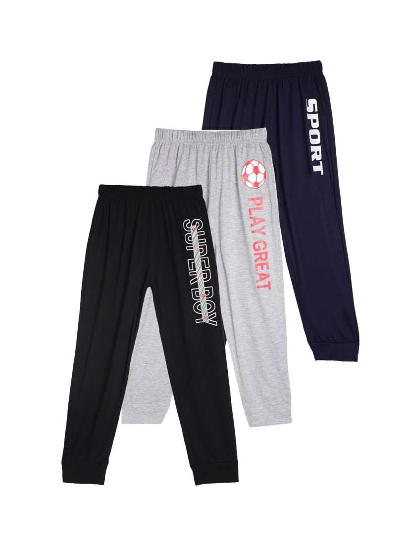 Buy Fashionable Girls Pack Of 3 Solid Joggers Track Pants for Girls 18731274 Myntra