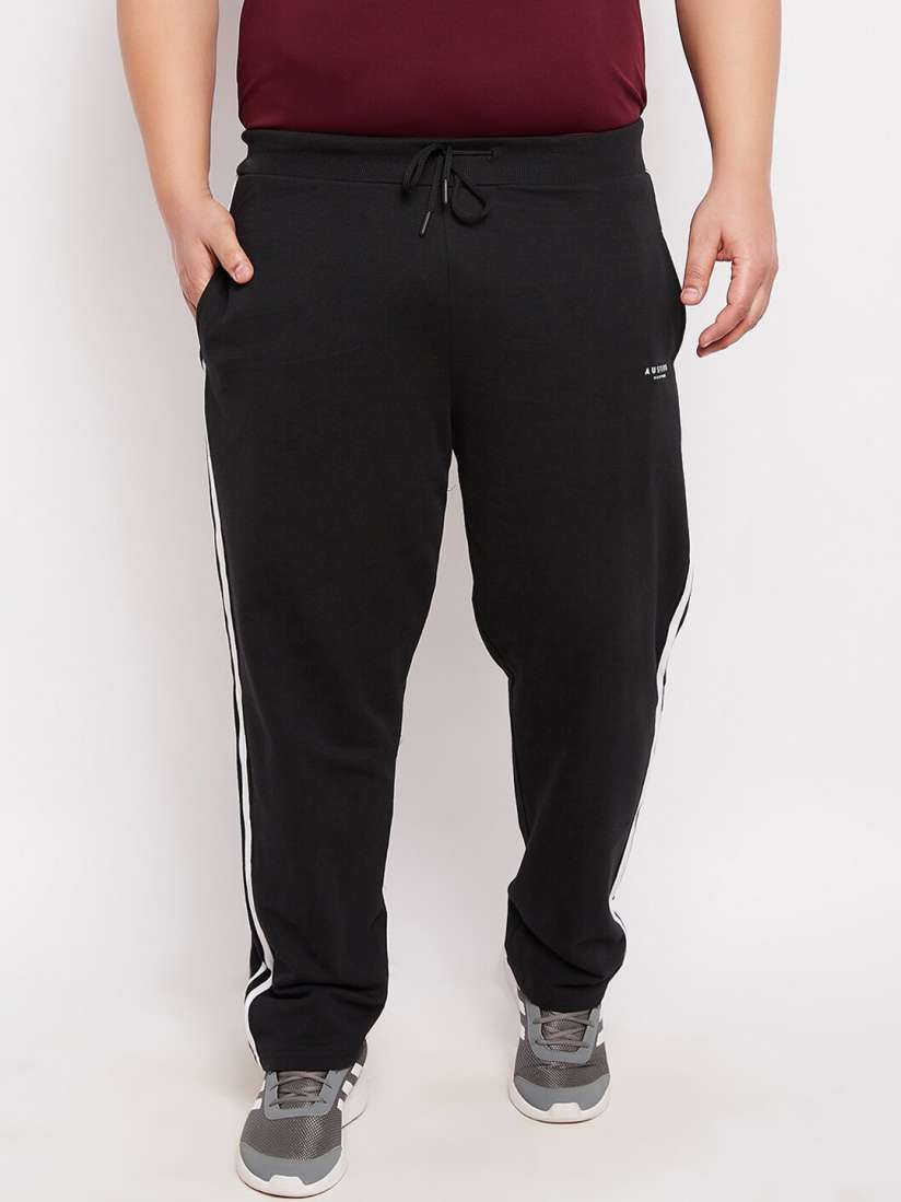 Buy AUSTIVO Men Plus Size Black Track Pants Track Pants for Men 18734948 Myntra