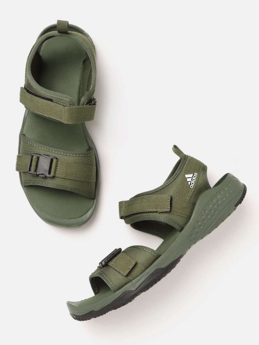 Buy ADIDAS Men Green Solid Traso Sports Sandals Sandals for Men 18737832 Myntra