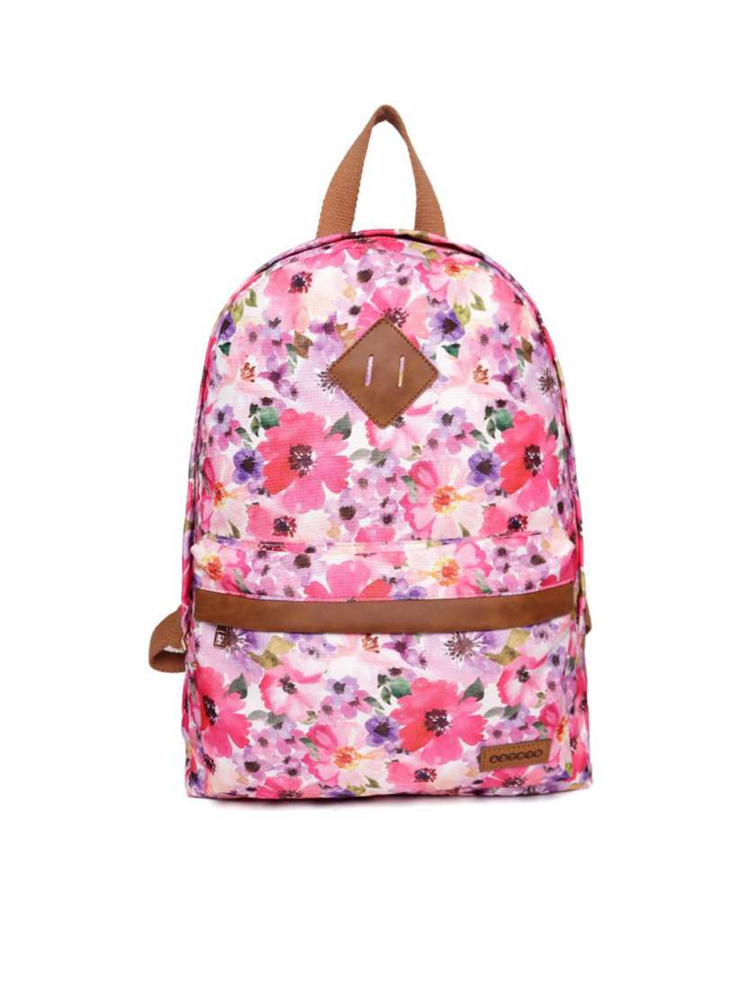 Pink backpacks for women best sale