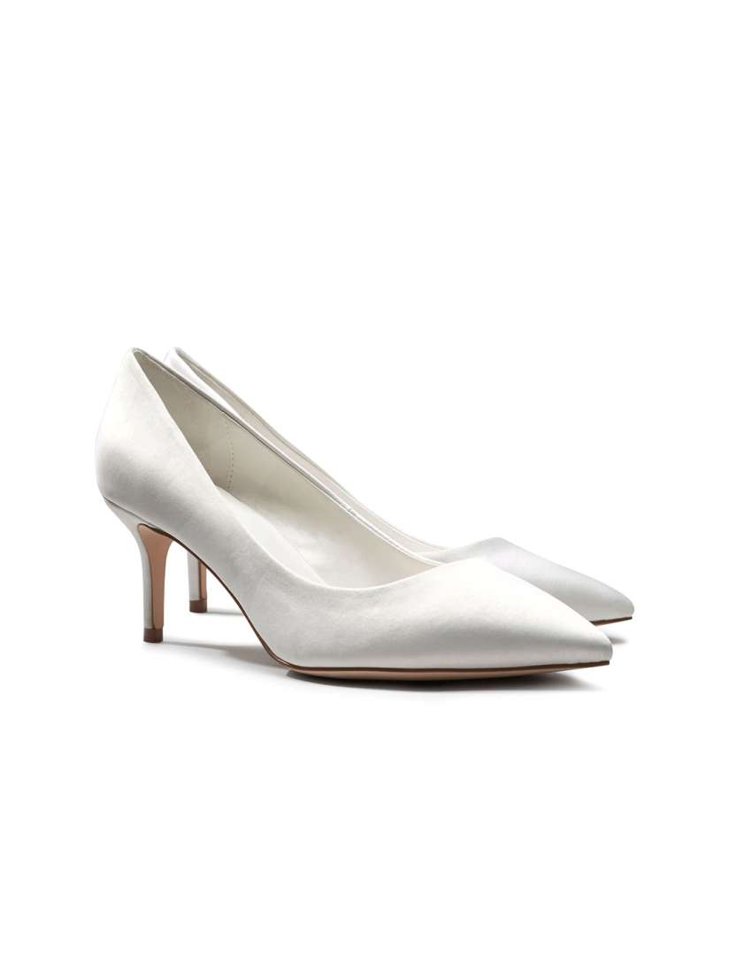 Buy NEXT Women White Solid Pumps Heels for Women 1874094 Myntra