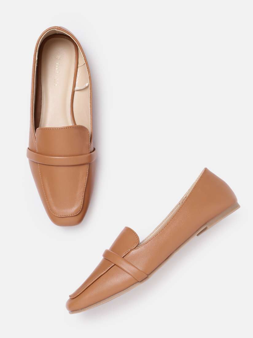 Van heusen tan shoes hotsell