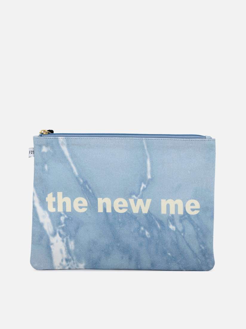 Buy FOREVER 21 Blue Printed Structured Sling Bag with Cut Work Handbags for Women 18746134 Myntra