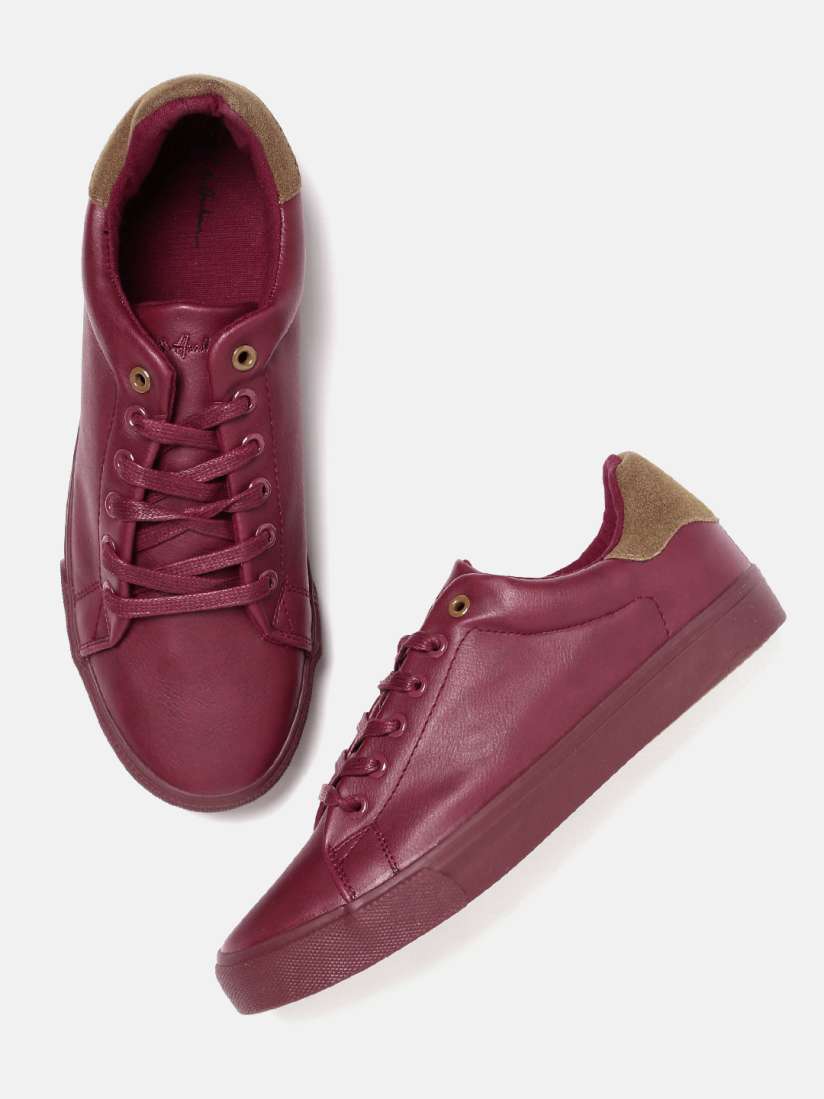 Buy Mast Harbour Men Maroon Sneakers Casual Shoes for Men 1874895 Myntra