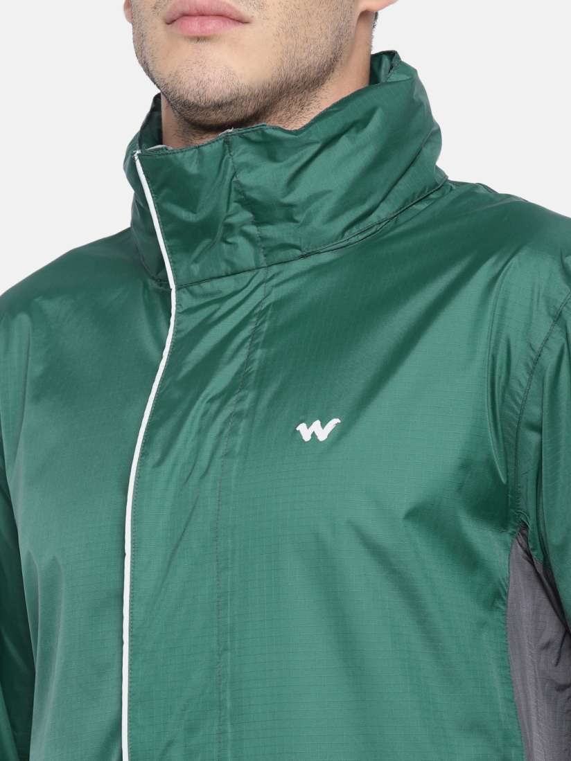 Buy Wildcraft Green Rain Pro Cheater Rain Jacket for Men 1875026 Myntra