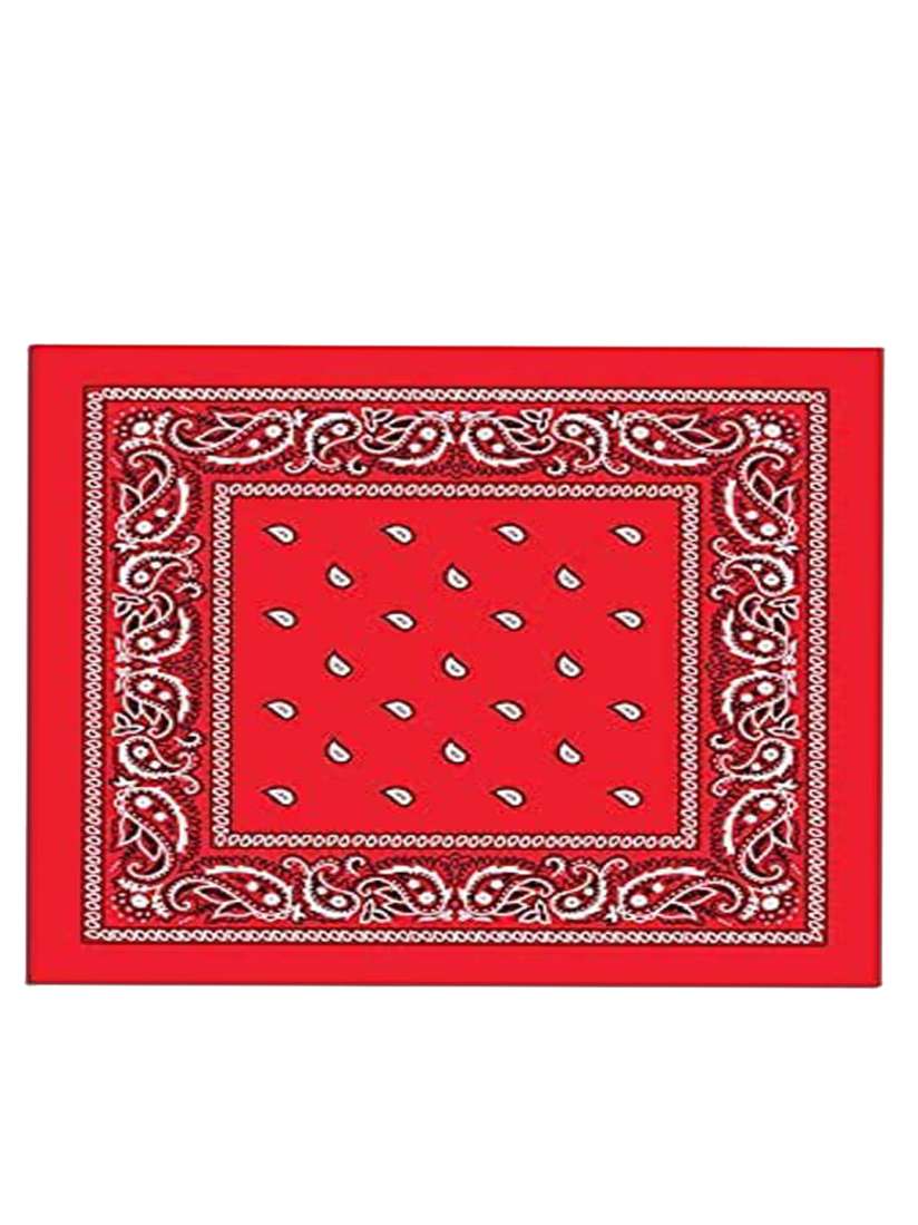 Paisley bandana Swarovski White×Red Paisley bandana Swarovski White×Red（Narrow Red Paisley with