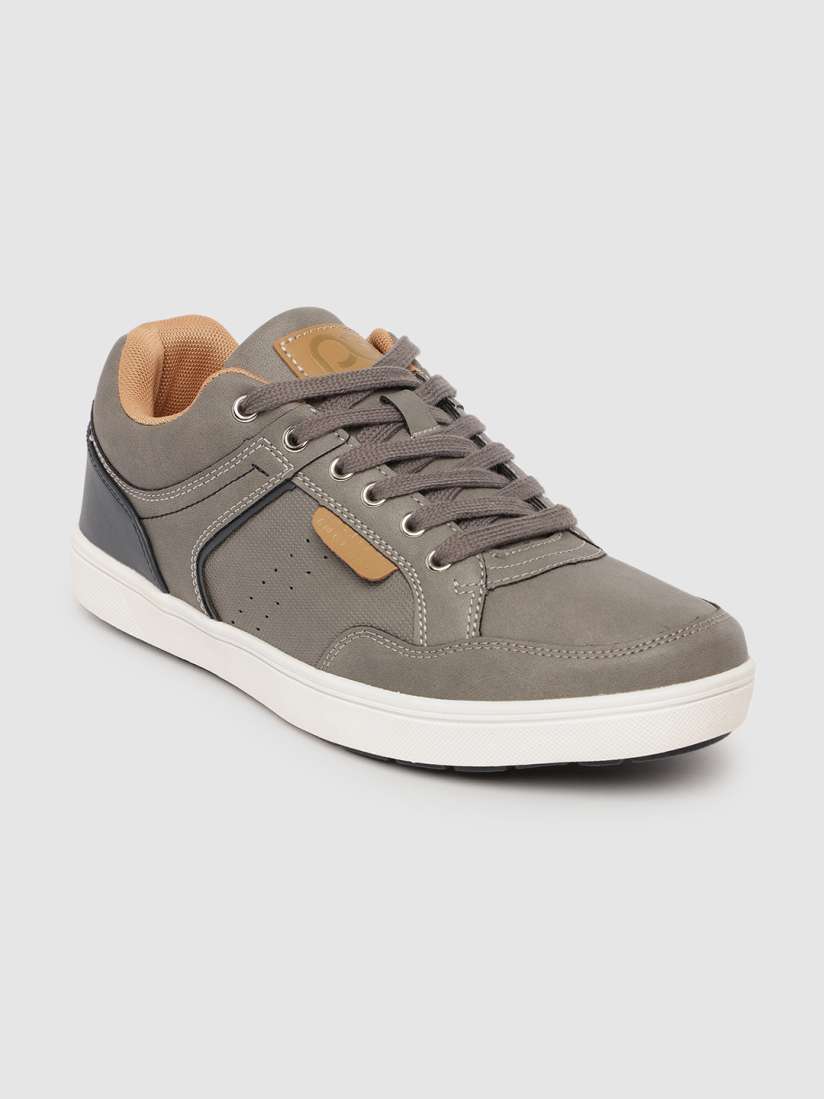 Buy Peter England Men Grey Perforations Sneakers Casual Shoes for Men 18759486 Myntra