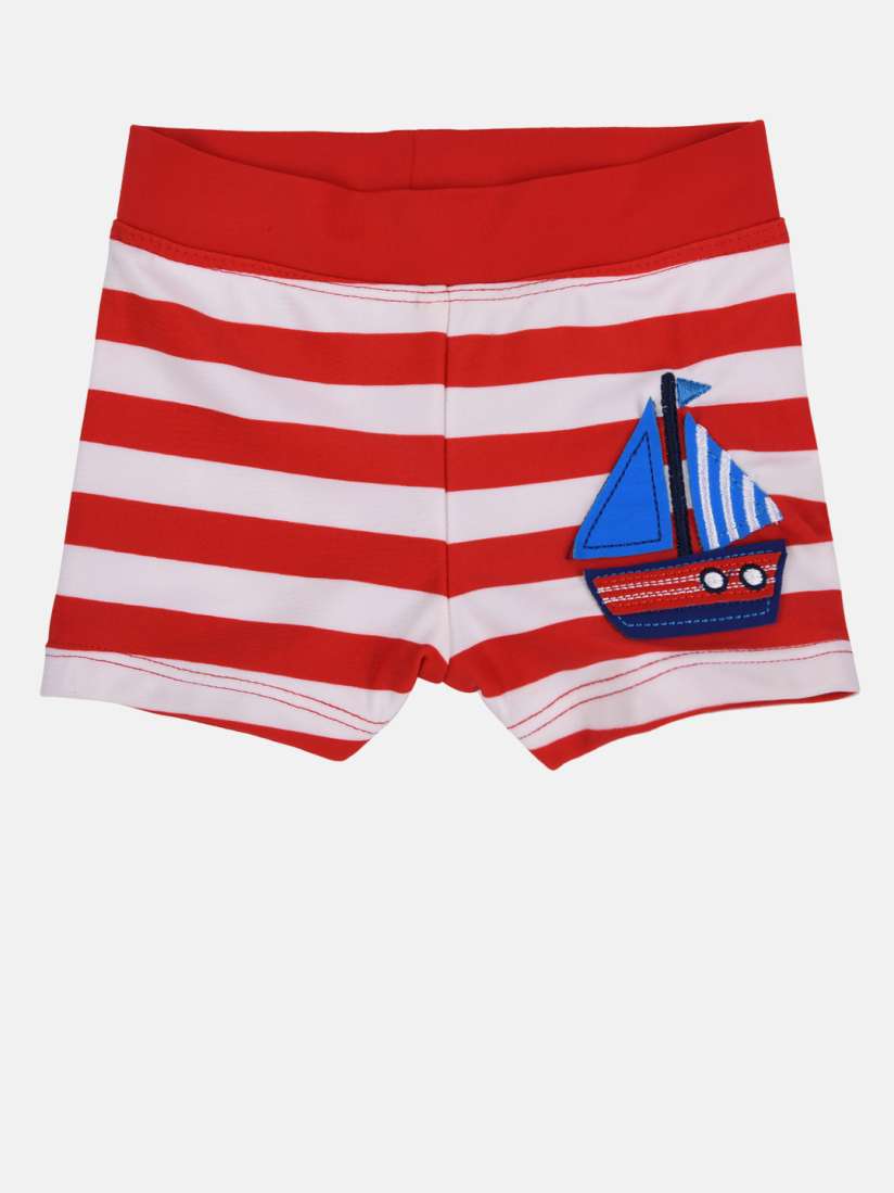 Buy mothercare Boys Red Off White Striped Swim Shorts 5021462428862 Swimwear for Boys 1876041 Myntra