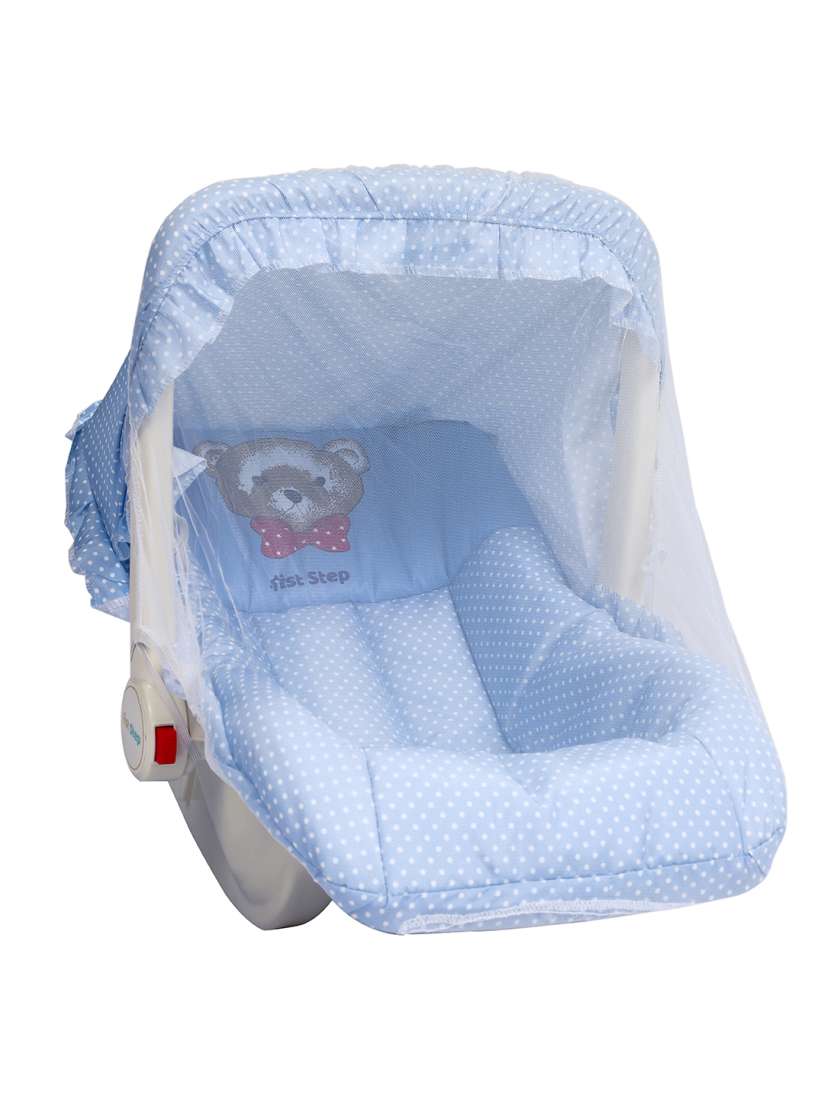 Buy 1st Step Kids 5 in 1 Blue White Printed Carry Cot with Anti Mosquito Mesh Carry Cot for Unisex Kids 18765184 Myntra