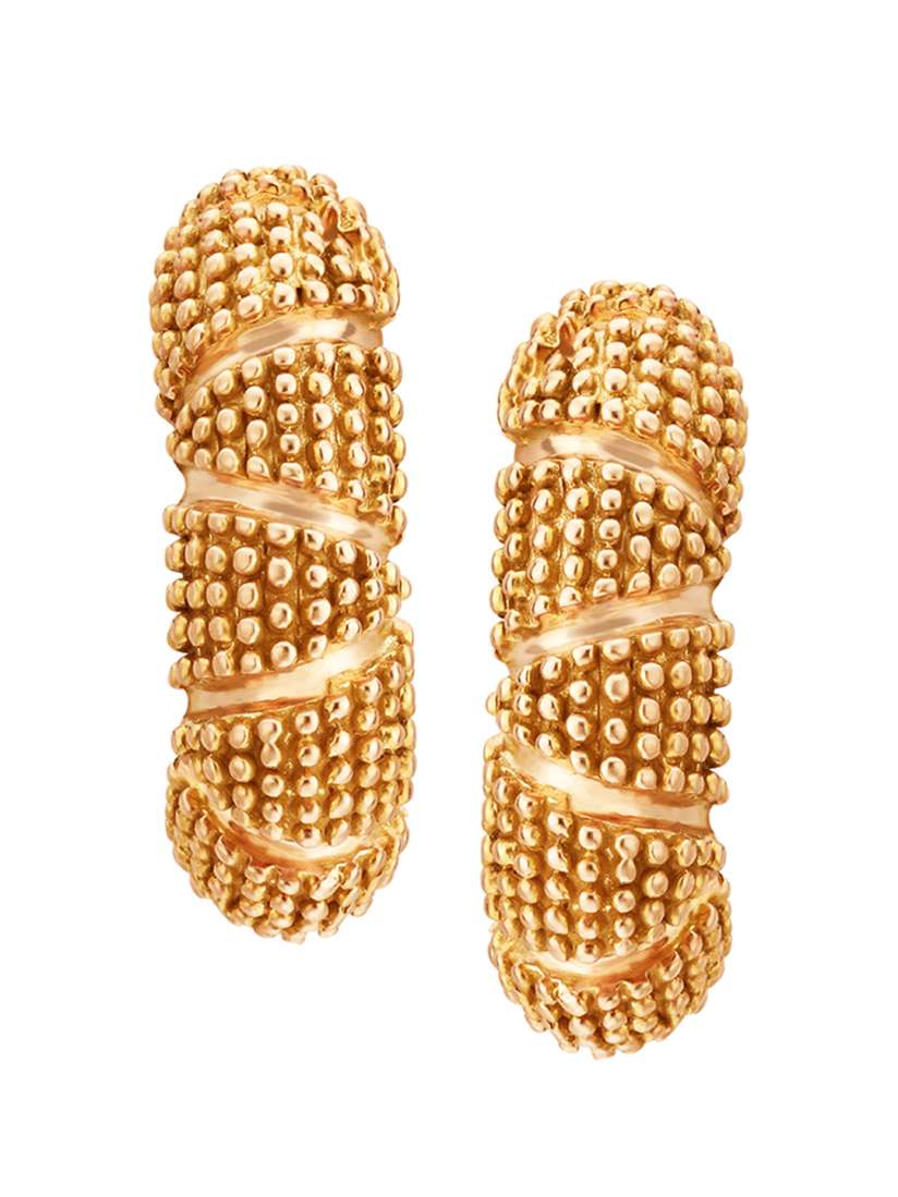Tanishq 14 carat gold earrings clearance