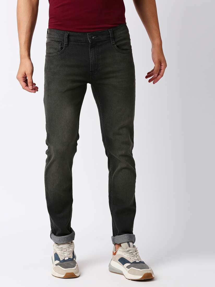 Black jeans men myntra clearance