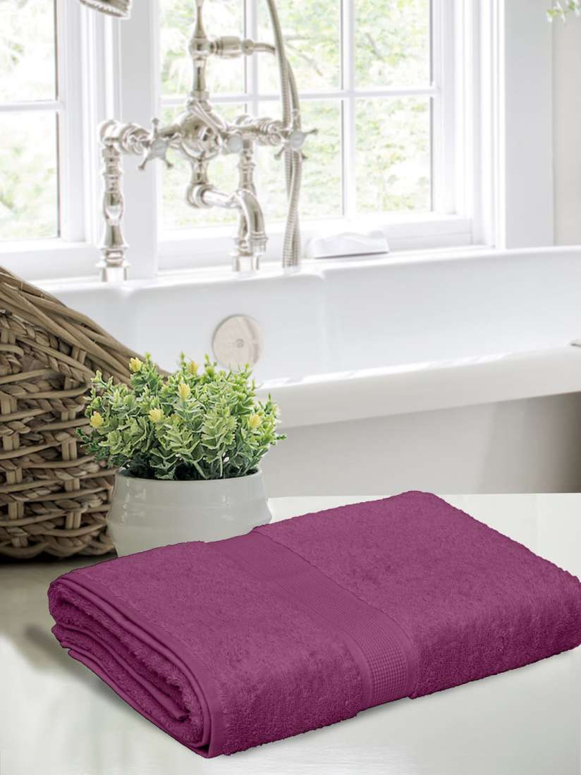 Cotton bath towel bombay dyeing on sale