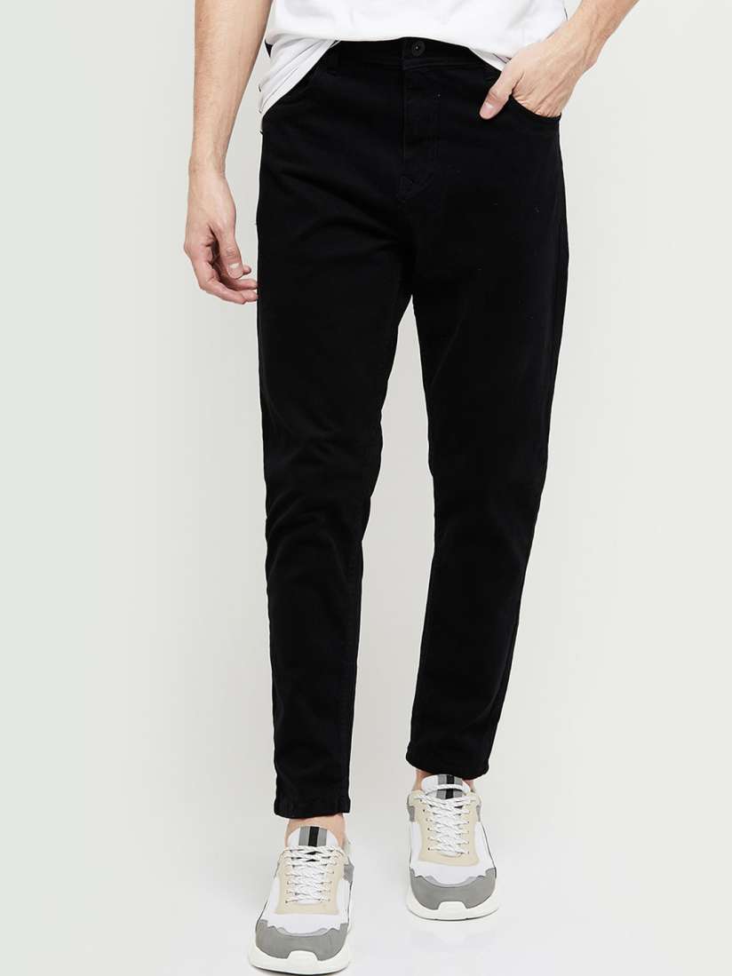 Black jeans men myntra top