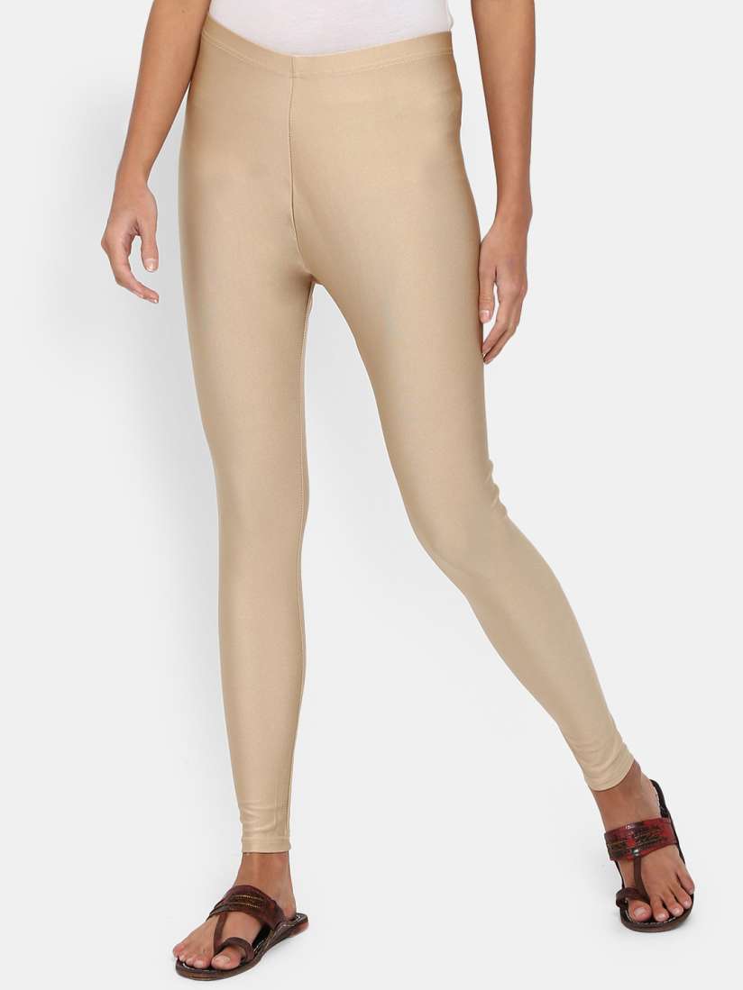 Golden leggings myntra store