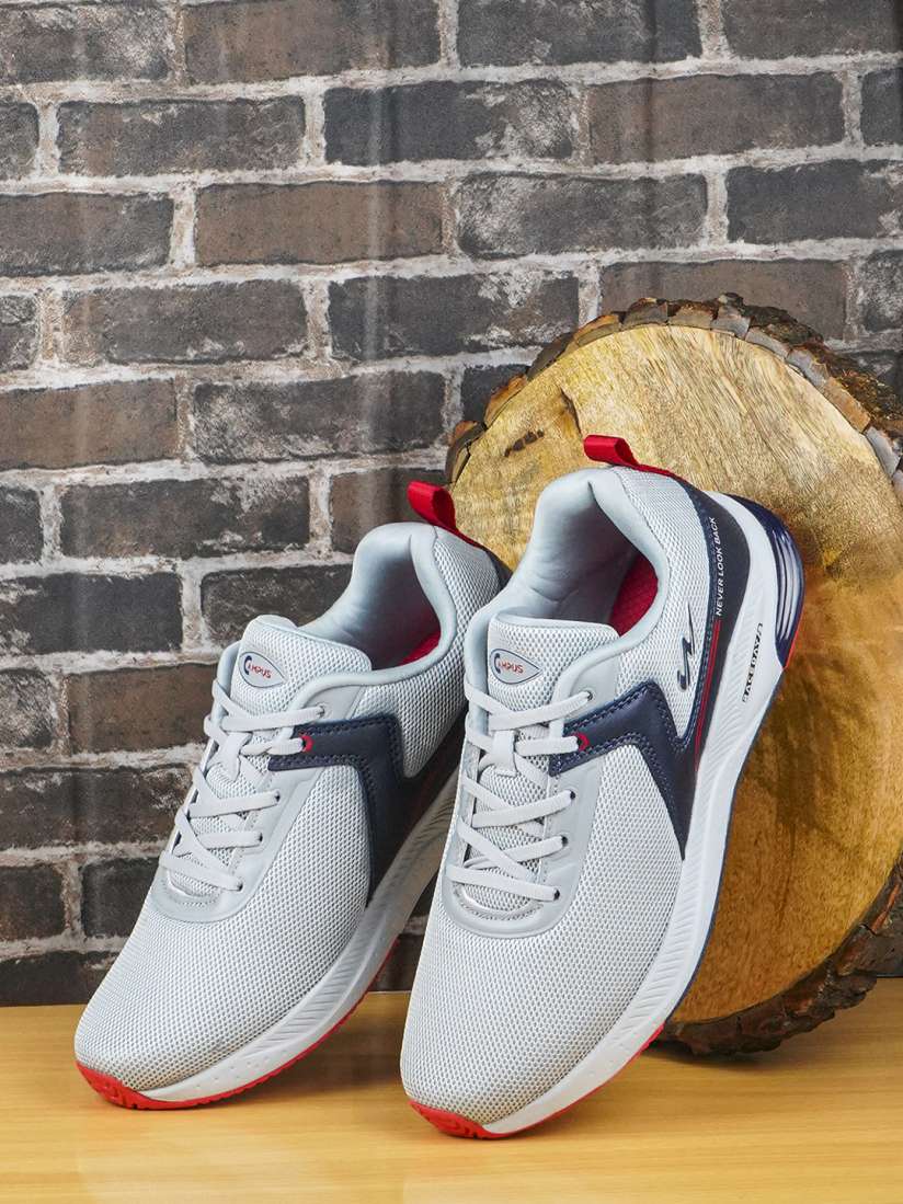 Grey mesh sport shoe sale