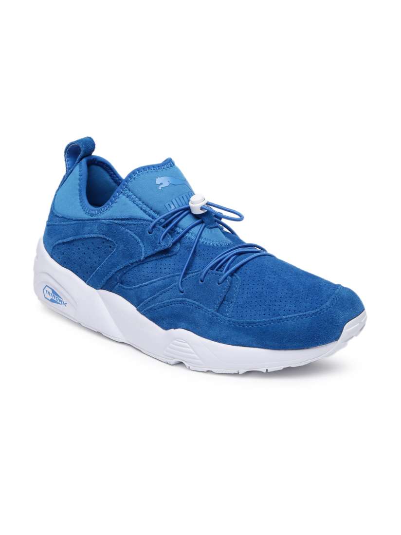 Buy Puma Men Blue Blaze of Glory Soft Mid Top Sneakers Casual Shoes for Men 1879254 Myntra