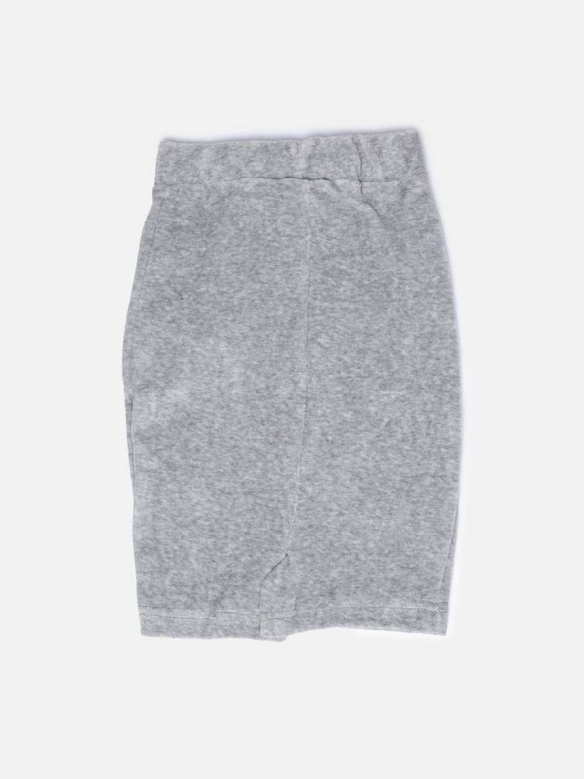 Grey velvet pencil skirt outlet