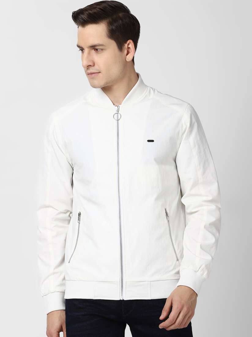 Buy Peter England Casuals Men White Sporty Jacket Jackets for Men 18806724 Myntra