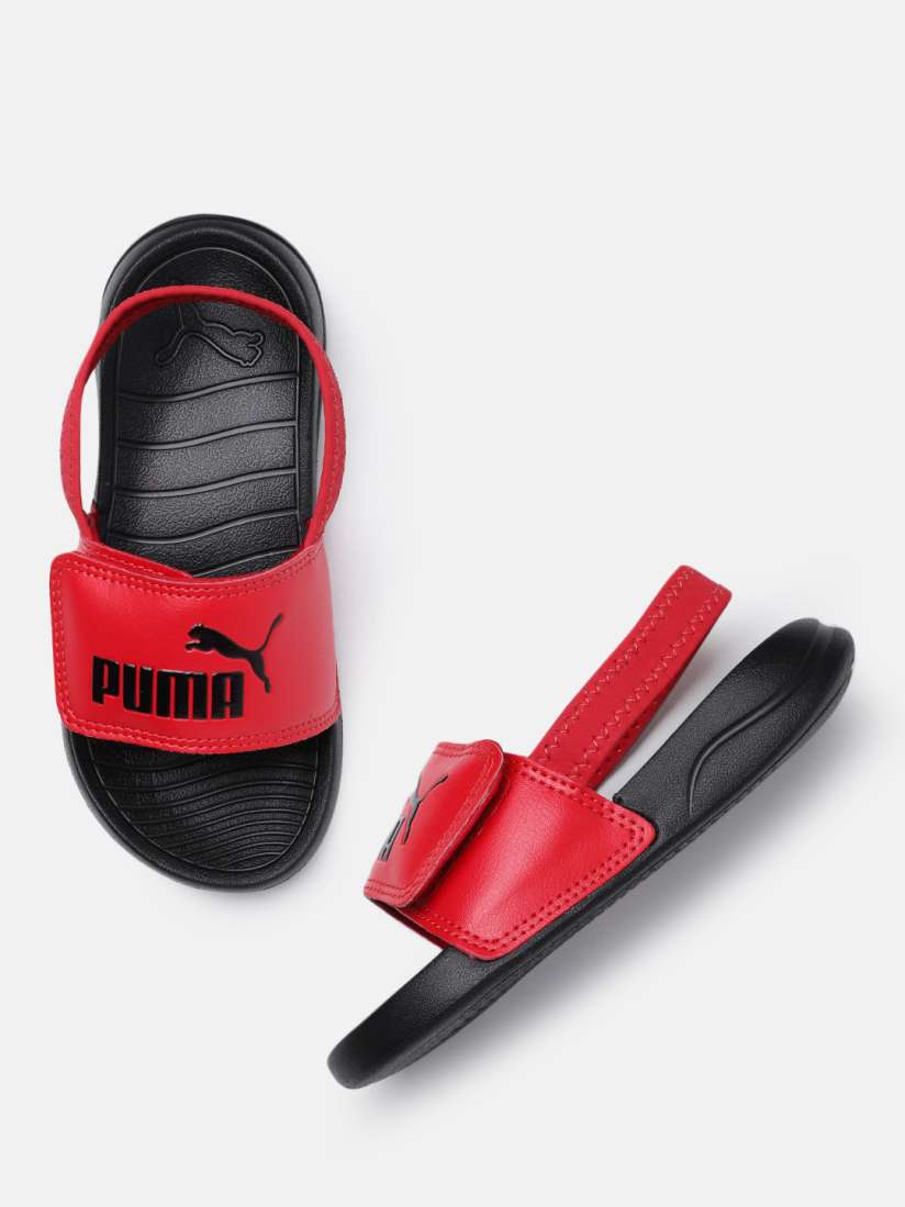 Buy Puma Kids Brand Logo Printed Sliders with Water Repellent Strap Flip Flops for Unisex Kids 18814322 Myntra