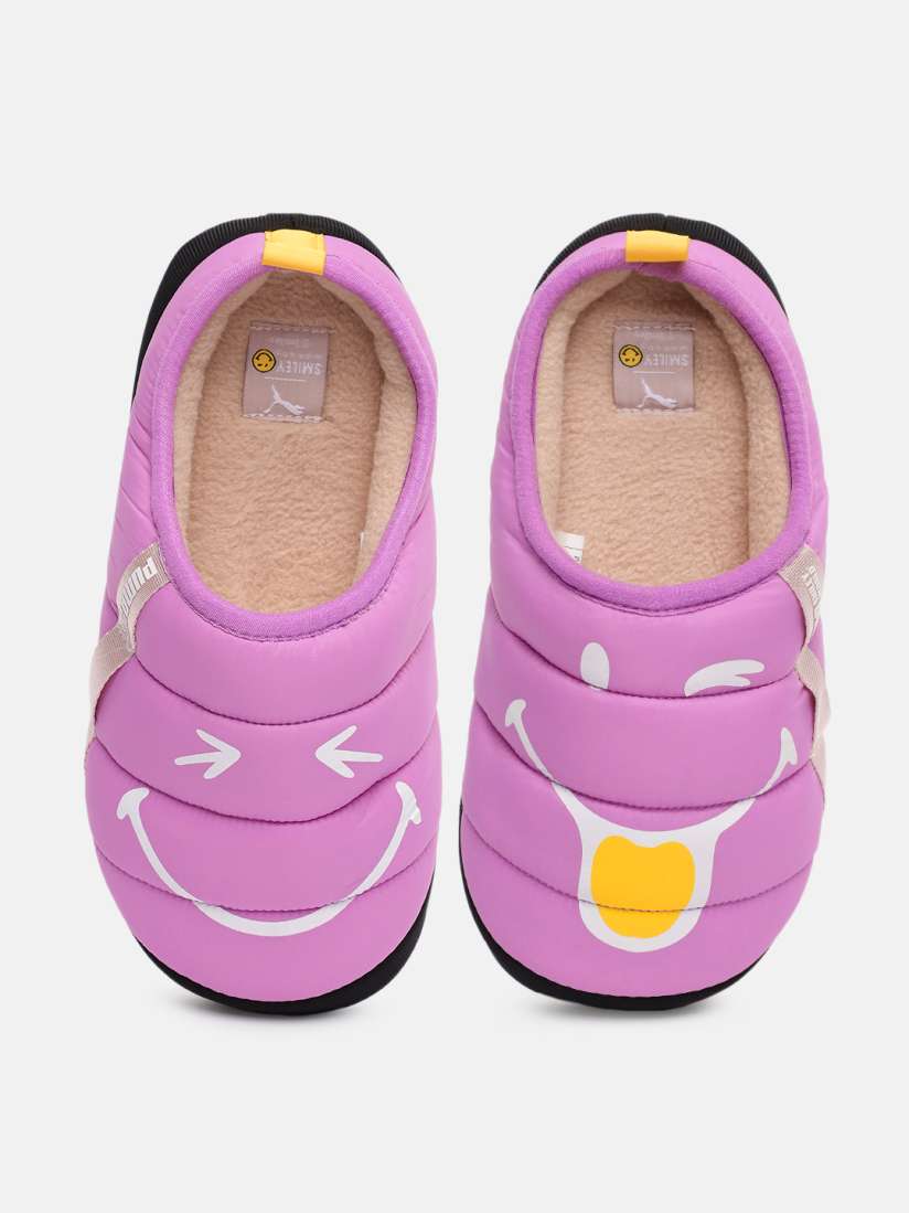 Buy PUMA x SMILEYWORLD Unisex Kids Printed Slip Ons Flip Flops for Unisex Kids 18814348 Myntra