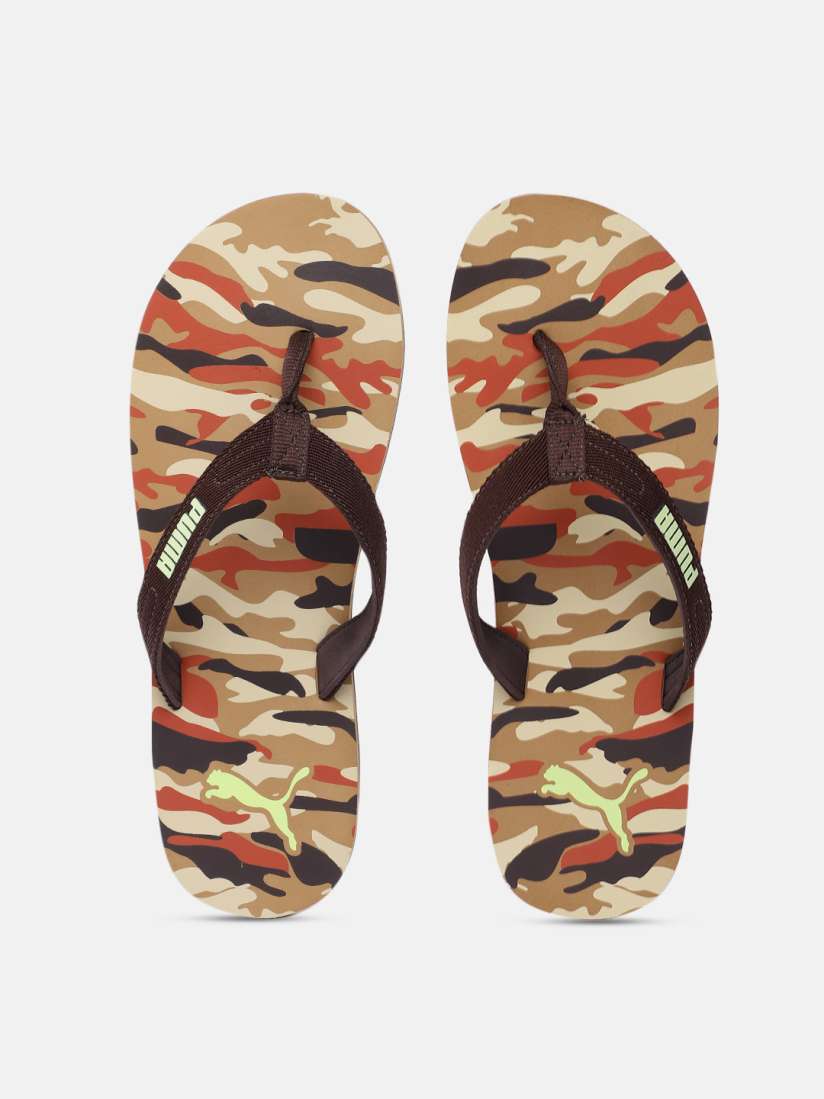 Puma flip flops camouflage cheap