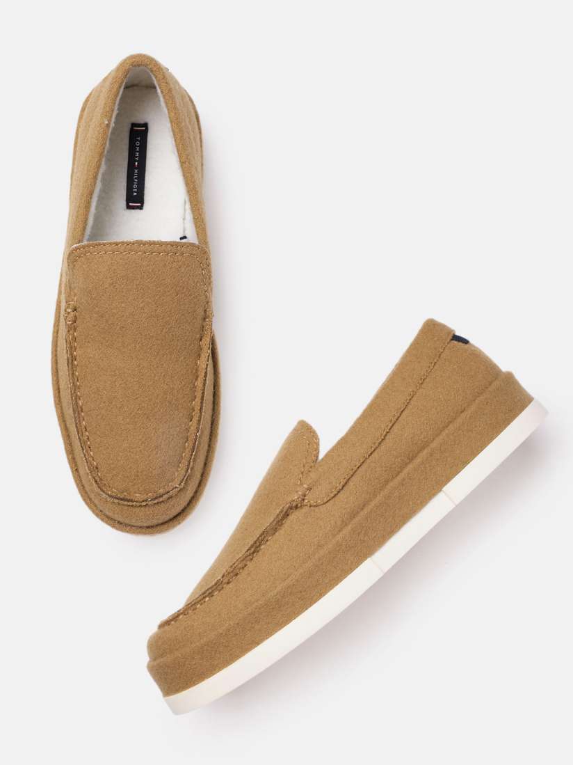 Buy Tommy Hilfiger Men Brown Solid Loafers Casual Shoes for Men 18816988 Myntra
