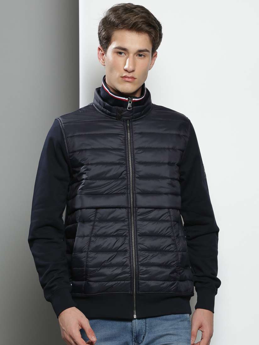 Buy Tommy Hilfiger Men Navy Blue Puffer Jacket Jackets for Men 18817162 Myntra
