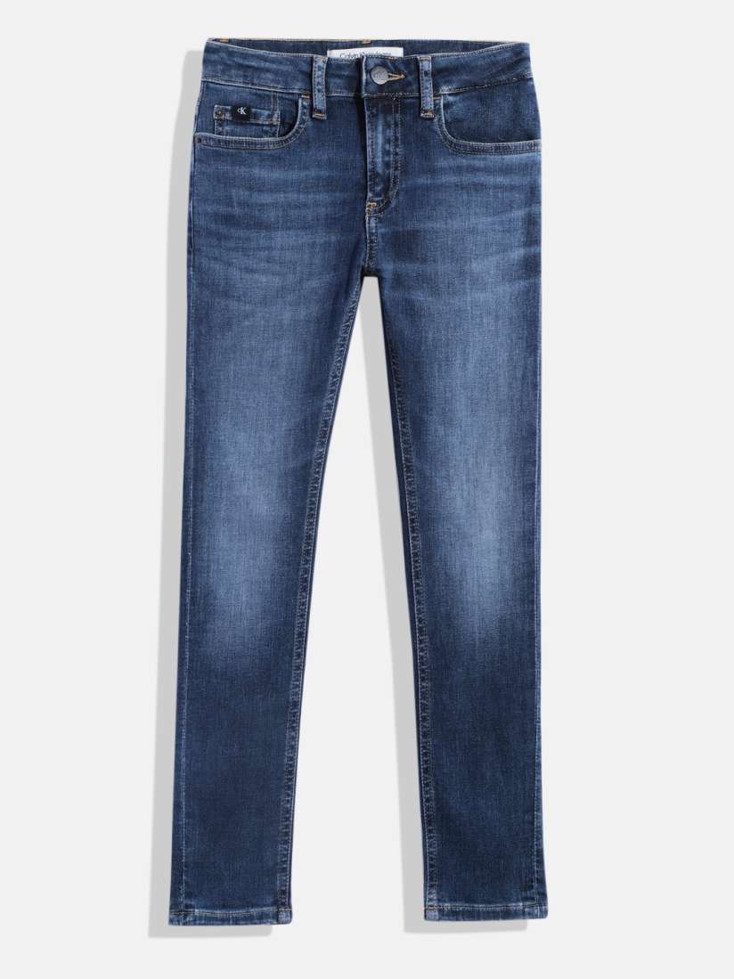 Buy Calvin Klein Jeans Boys Skinny ESS Fit Heavy Fade Stretchable Jeans Jeans for Boys 18822866 Myntra