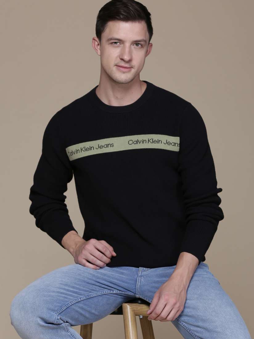 Men's sweaters calvin klein clearance