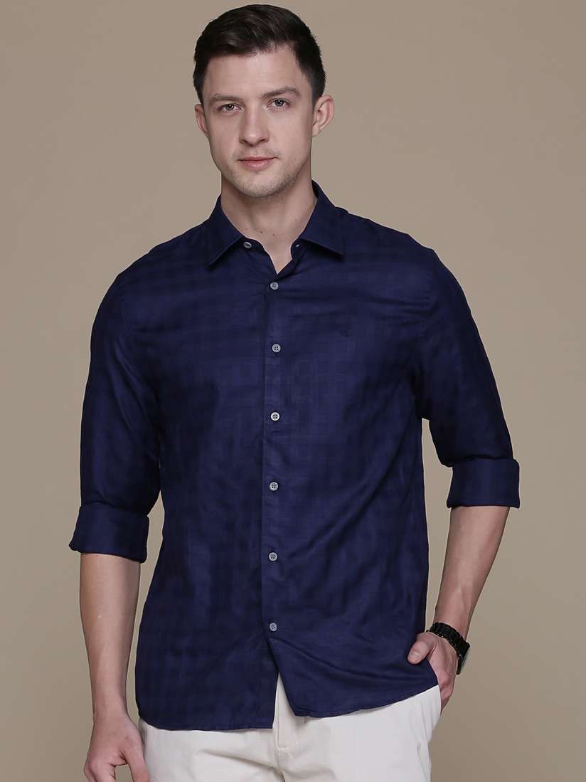 Klein Jeans Men Calvin Klein Navy Shirt Calvin Klein Jeans Men