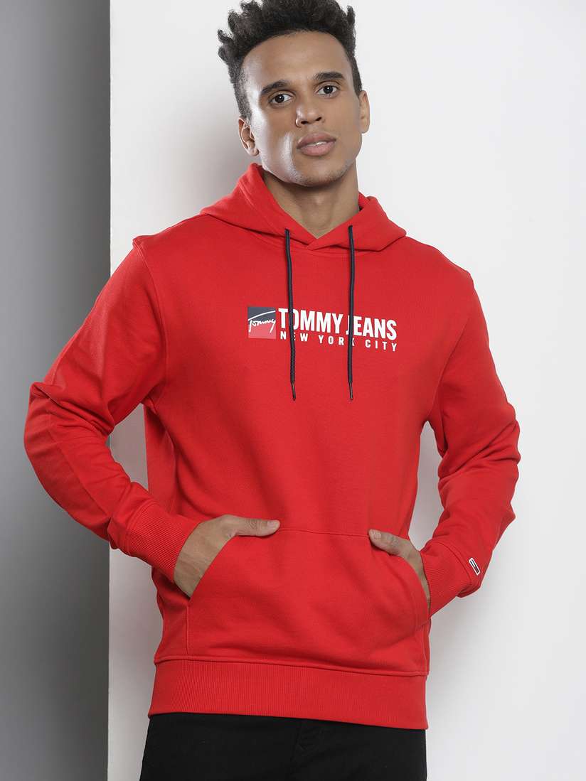Printed Sweatshirt Red Tommy Hilfiger Sweatshirt Buy Tommy
